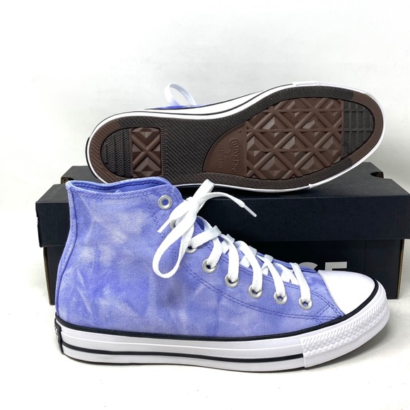Converse Chuck Taylor High Top Shoe Ultraviolet Canvas Men Size Sneakers A04961F - Picture 4 of 10